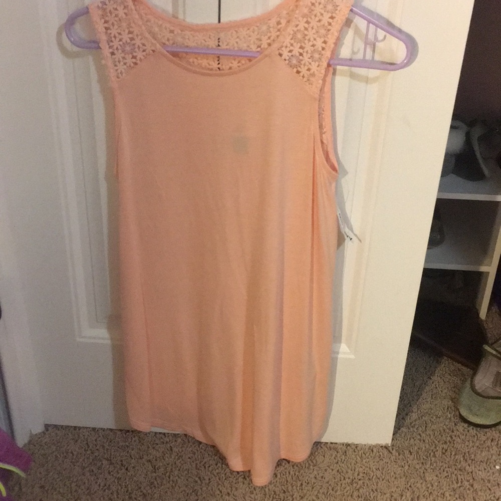 Coral old navy tank top